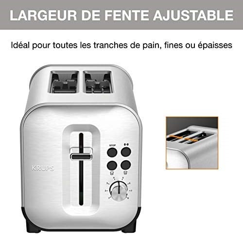 Krups First Toaster 2 Bölmeli Paslanmaz Çelik 850 Watt Ekmek Kızartma Makinesi - 7211003732 - Seçenekler: ekmek kızartma makinesi, filtre kahve makinesi, Su ısıtıcı