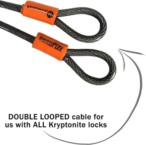 Kryptonite Halka kablo Krypto Flex 76 cm, çap 5 mm