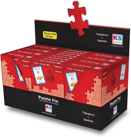 Ks Puzzle Yapıştırıcısı 1000 Parçalık 40 ml. Renkli 6+