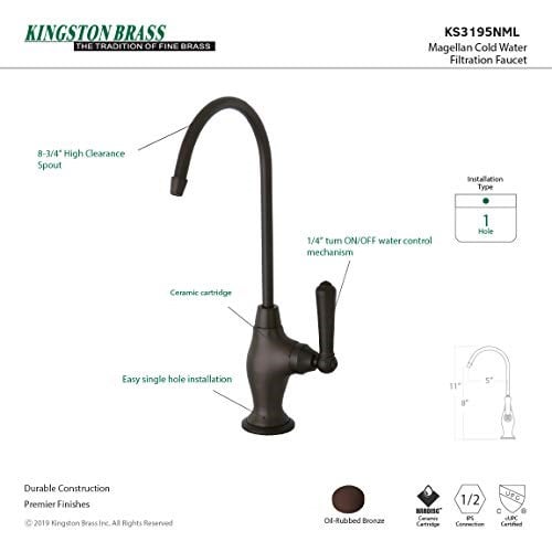 KS3195NML Magellan Design 1/4 Turn Water Filter Faucet, Oil Rubbed Bronze