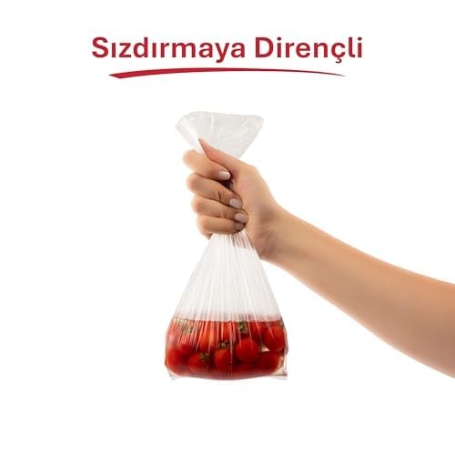 Küçük Boy Buzdolabı Poşeti Dev Ekonomi 160’lı, Yeni Ekonomik Buzdolabı Poşeti Küçük Boy 20x30 cm, BPA İçermez, Sızdırmaz Saklama Torbası, Meyve, Sebze, Yemek, Et, Tavuk, Gıda Saklama Torbası