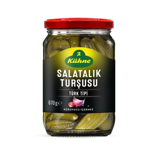 Kühne Türk Tipi Salatalık Turşusu 670 gr