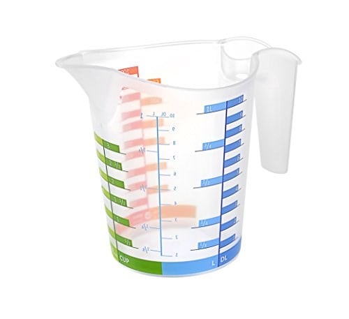 Kullan At Market Plastik Ölçü Kabı 1000ml 123x100x126 mm 1 Adet