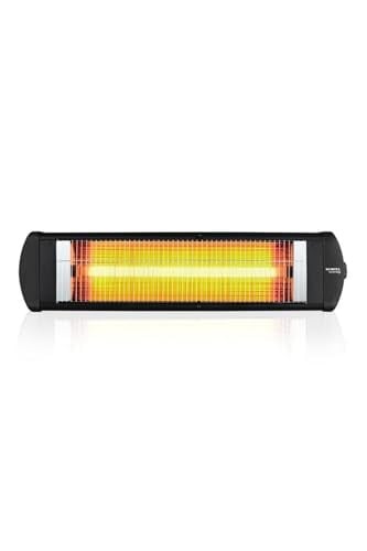 Kumtel Ex 23 Süper Ecoray 2300 Watt İnfrared Isıtıcı Duvar Tipi 2300W Kolay Temizlenir Siyah