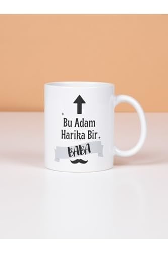 Kupa Bardak Babalar Günü Tasarım, Temalı Porselen Kupa, Hediyelik Kupa, Baskılı Kupa Desenli Kupa Bardak