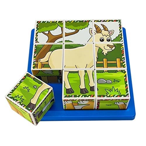 KÜPSS Çiftlik Hayvanları 3D Puzzle - 9 Küp 6 Yapboz