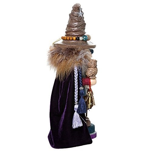 Kurt Adler 38cm Hollywood Wizard Nutcracker with Owl