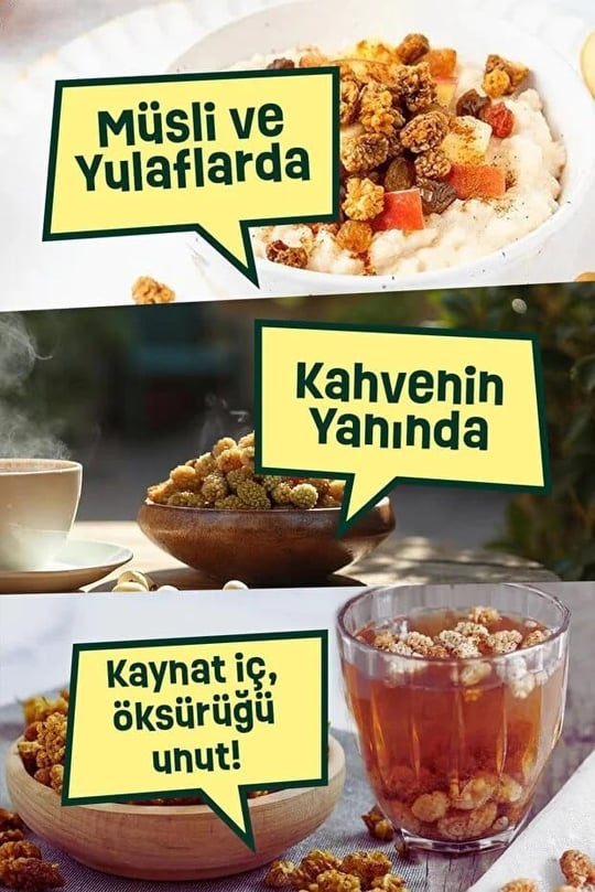 Kuru Yeşil Doğal Beyaz Dut Kurusu 150 gr - Şekersiz ve Katkısız, Geleneksel Yöntemlerle Kurutulmuş, Süper Gıda, Doğal Enerji Kaynağı, Vegan ve Glutensiz Kuru Meyve