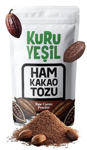 Kuru Yeşil Ham Kakao - Ham Kakao Tozu - Kakao Tozu - Naturel Kakao Tozu - Raw Cacao - 150 gr