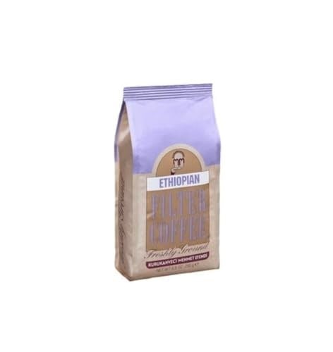 Kurukahveci Mehmet Efendi Ethiopian 250 gr Folyo Ambalaj x 12 Adet - Seçenekler: Tekli (2 paketi), 10 x 10 x 20 cm...
