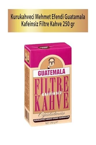 Kurukahveci Mehmet Efendi Kafeinsiz Guatemala Filtre Kahve 250 gr Vakum Ambalaj