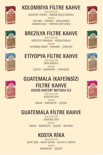 Kurukahveci Mehmet Efendi Kafeinsiz Guatemala Filtre Kahve 250 gr Vakum Ambalaj