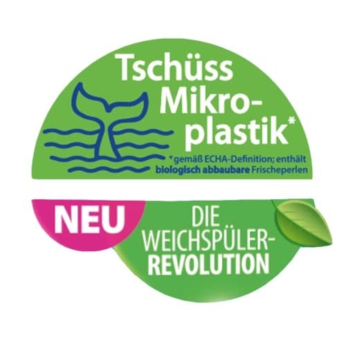 Kuschelweich Yumuşatıcı, tazelik odası, cilde uygunluğu dermatolojik olarak onaylanmıştır, yumuşatıcı Kuschelweich mikro plastik içermez, 1 litre 38 yıkama yüküne kadar, 1037,48 gram