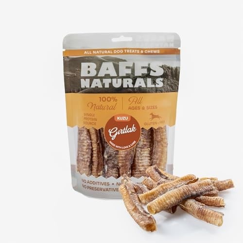 Kuzu Gırtlak%100 Doğal Çiğnemelik Köpek Ödül Maması 100 gr