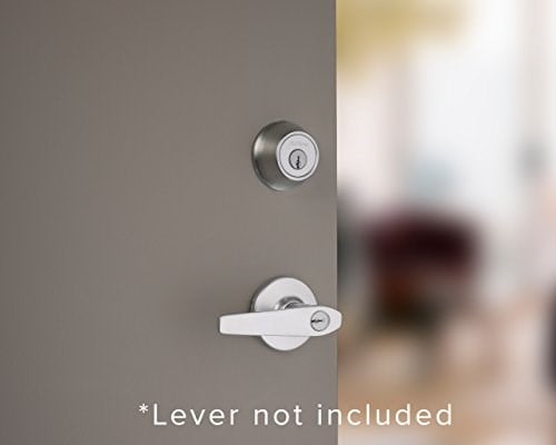 Kwikset 660 Single Cylinder Deadbolt featuring SmartKey Security in Satin Chrome