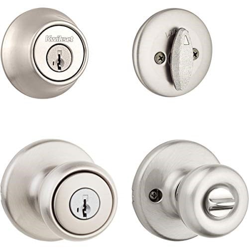 Kwikset 96900-381 690T 15 SMT BBPKG Saten Nikel Tylo Giriş Combo Seti