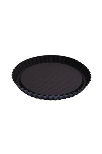 L K Laurel Kitchen Tart & Turta Ve Kek Kalıbı Granit Efektli Mavi Yapışmaz Kaliteli 28 Cm