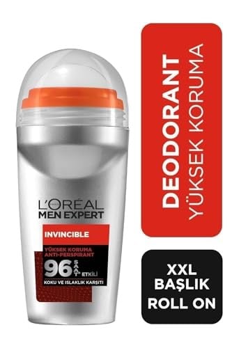 L’Oréal Paris 2li Men Expert Invincible Anti Perspirant Roll On (2 x 50 ml)