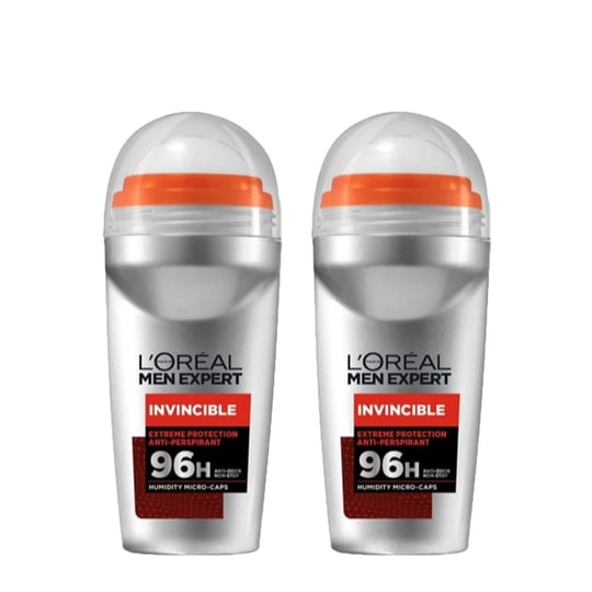L’Oréal Paris 2li Men Expert Invincible Anti Perspirant Roll On (2 x 50 ml)