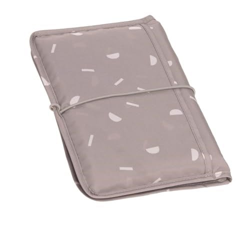LÄSSIG Bebek Bezi Çantası Bebek Bezi Altlığı Yolculuk için/Changing Pouch Blocks Taupe