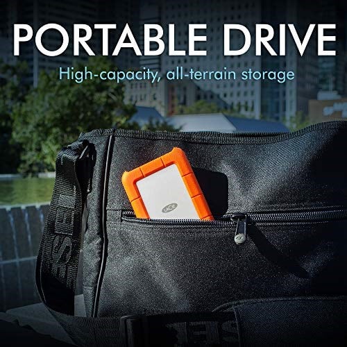 Lacie Rugged Mini 2 TB taşınabilir harici sabit disk, 2,5 inç, PC ve Mac, USB-C w/o USB-A kablosu dahil, 2 yıl kurtarma hizmet - Seçenekler: 2TB, 500GB, 1 TB, 1TB, 4TB, Rugged Mini, Rugged Mini SSD...