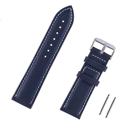 Lacivert Hakiki Deri Saat Kordonu Kayış 18-20-22-24mm CHR1014