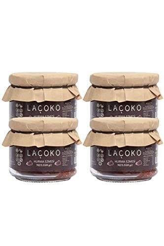 LAÇOKO 1400 Gram Şekersiz, Katkısız, Vegan, Doğal Hurma Ezmesi – Hurma Dolgusu- Hurma Püresi(1400 Gram)