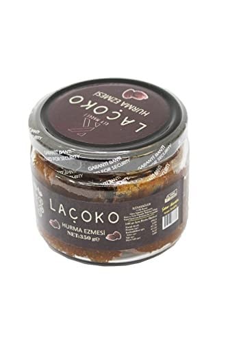 LAÇOKO 1400 Gram Şekersiz, Katkısız, Vegan, Doğal Hurma Ezmesi – Hurma Dolgusu- Hurma Püresi(1400 Gram)