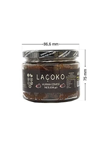 LAÇOKO 1400 Gram Şekersiz, Katkısız, Vegan, Doğal Hurma Ezmesi – Hurma Dolgusu- Hurma Püresi(1400 Gram)