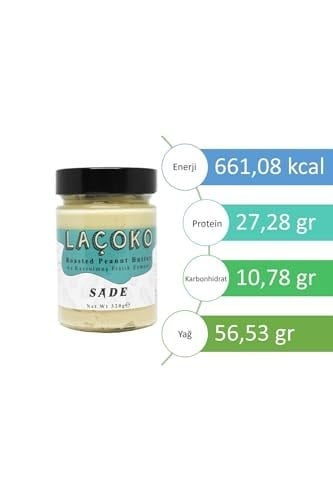 LAÇOKO 320 Gram Deneme Serisi Çifte Kavrulmuş Fıstık ve Az Kavrulmuş Fıstık Ezmesi