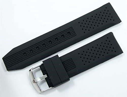 Lacost Model Silikon Saat Kordonu Siyah 20mm Slikon Kordon Kolçak