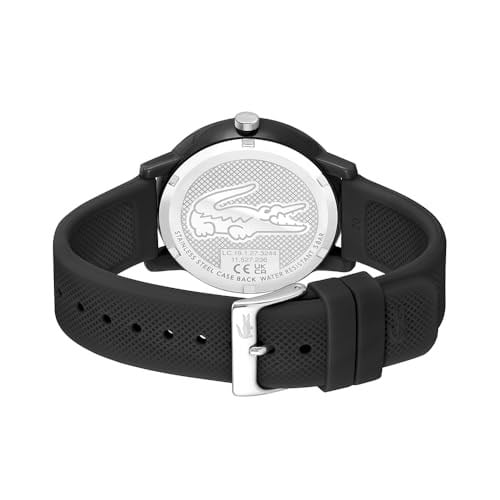 Lacoste Erkek analog kuvars saat silikon bileklik