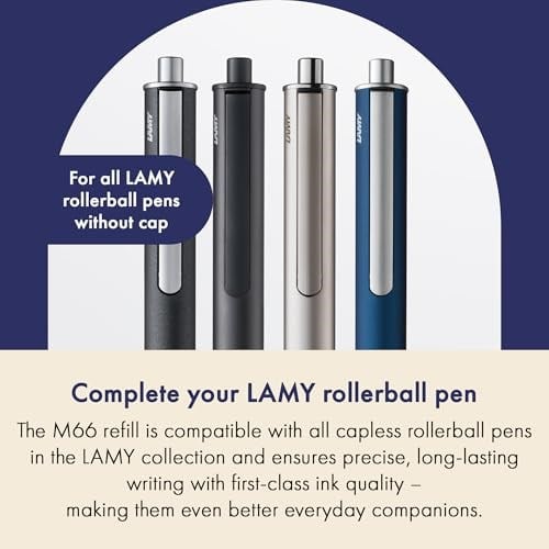 Lamy Mavi Tükenmez Kalem Refili M66M - Seçenekler: Rollerball, Tekli paket