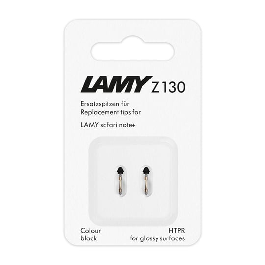 LAMY safari note+ Stylus Kalem yedek uçları siyah (2 adet) - değiştirilebilir Lamy Z130 uç - Apple Pencil alternatifi Lamy safari note+ için Stylus Kalem uçları