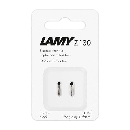 LAMY safari note+ Stylus Kalem yedek uçları siyah (2 adet) - değiştirilebilir Lamy Z130 uç - Apple Pencil alternatifi Lamy safari note+ için Stylus Kalem uçları