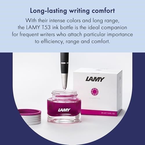 Lamy T53-500 Crystal T53 Şişe Mürekkep Topaz