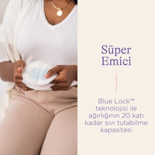 Lansinoh Blue Lock Göğüs Pedi 60 adet - Seçenekler: 36 Adet, 60 Adet