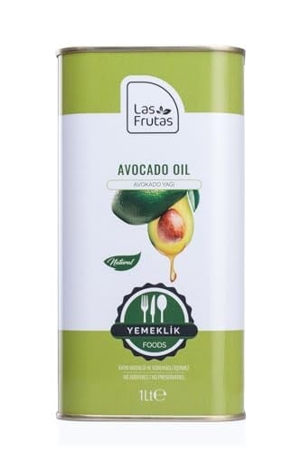 Las Frutas Yemeklik Avokado Yağı 1 Lt –%100 Doğal, Yüksek Isıya Dayanıklı, Soğuk Sıkım