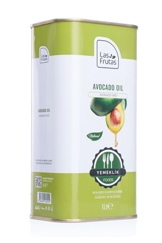 Las Frutas Yemeklik Avokado Yağı 1 Lt –%100 Doğal, Yüksek Isıya Dayanıklı, Soğuk Sıkım