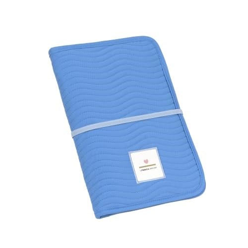 Lassig Changing Pouch Bebek Alt Değiştirme Organizer | Taşınabilir Bakım Çantası ve Alt Değiştirme Matı Renk Seçenekli (Mavi)