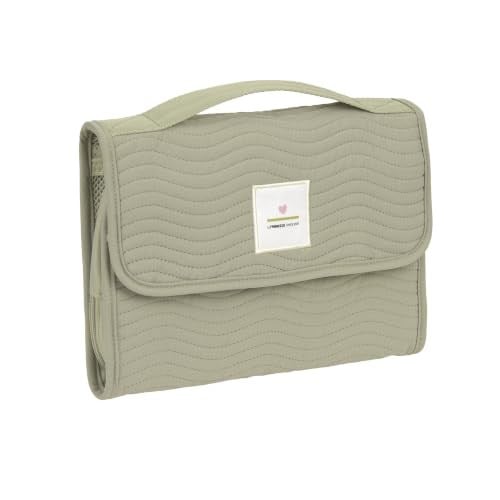 Lassig Changing Pouch XL Bebek Alt Değiştirme Organizer Mavi ve Yeşil Renk Seçenekli | Taşınabilir Bakım Çantası ve Alt Değiştirme Matı (Yeşil)