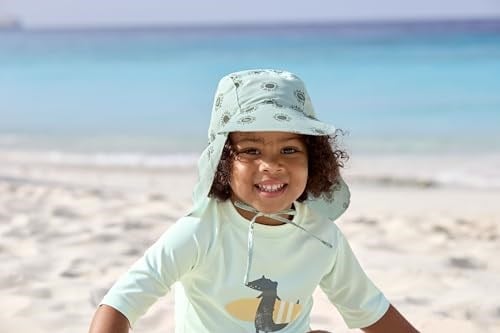 LASSIG Crocodile UV Korumalı Kısa Kollu Mayo Tişört Sea Foam;Mavi1-1,5 Yaş