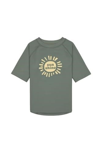 LASSIG Sunshine UV Korumalı Kısa Kollu Mayo Tişört Deep Olive Yeşil 1.5-2 Yaş