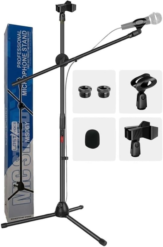 Lastvoice MS06S Mikrofon Standı - Mikrofon Sehpası (Sünger Ve Tutacak Dahil)