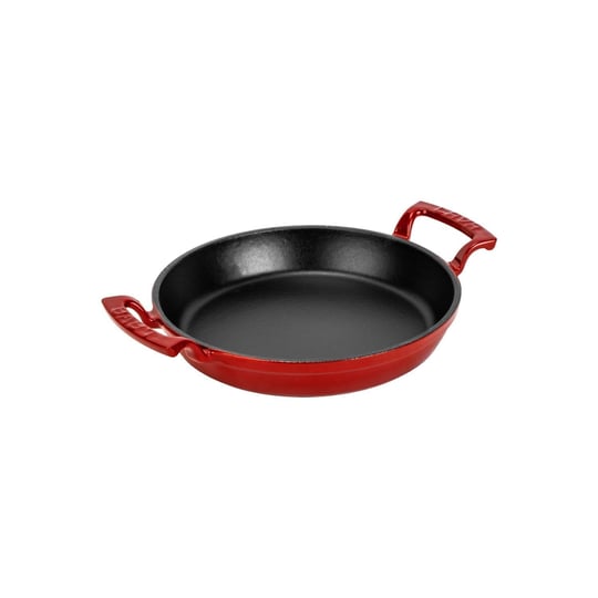 Lava Döküm Yuvarlak Kulplu Yumurta Sahanı Tava, 16 cm, Siyah