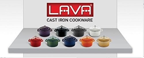 Lava Metal Döküm Yuvarlak Kızartma Tavası, Metal Kulplu, 28 cm, Siyah