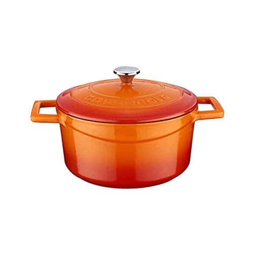 Lava Metal Döküm Yuvarlak Tencere, 22 cm - Bedenler: 20 Cm, 22 cm