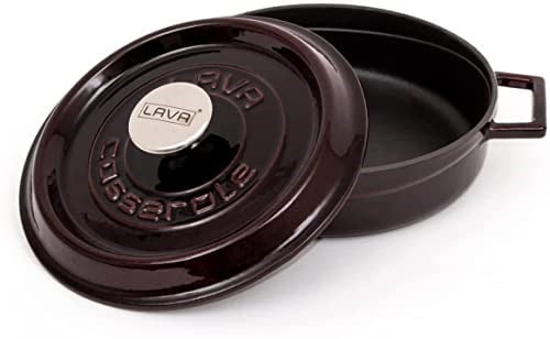 Lava Metal Premium Serisi - Döküm Çok Amaçlı Tencere, Yuvarlak, 24 cm, Majolik Mor