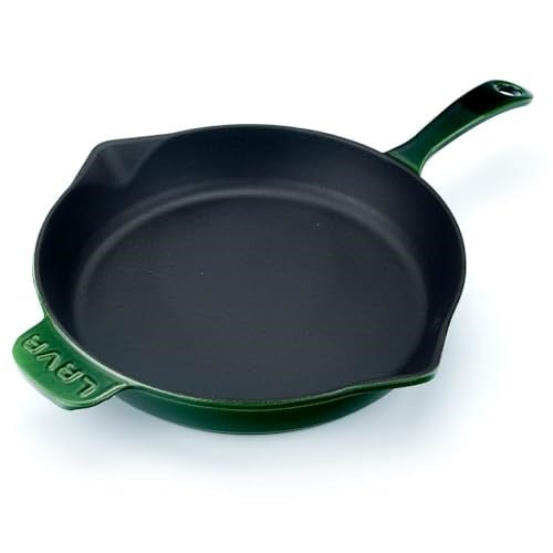 Lava Metal Premium Serisi - Döküm Kızartma Tavası, Yuvarlak, 28 cm, Majolik Yeşil