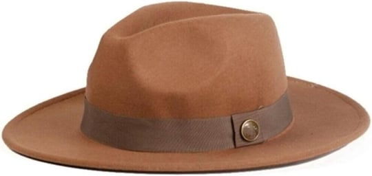 laviyonsa Camel Kovboy Keçe Şapka Unisex-1